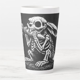 Eat Veggies – Dead Rabbit by BurnsInHell Latte Mug