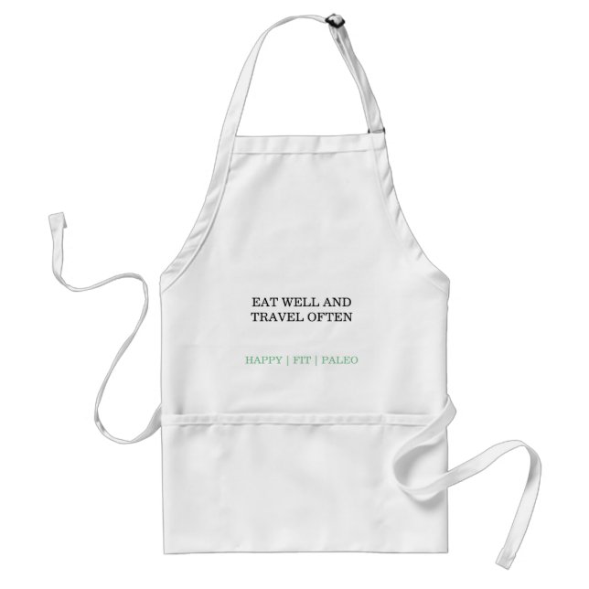 eat well and travel standard apron (Front)