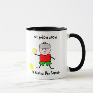 Eat yellow snow mug