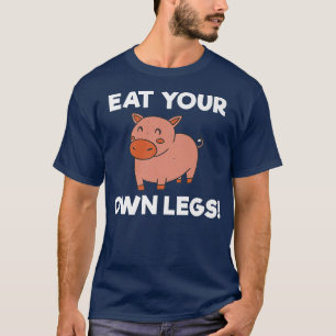 Eat your own Legs Pig Veggie Lover Vegan Premium T-Shirt