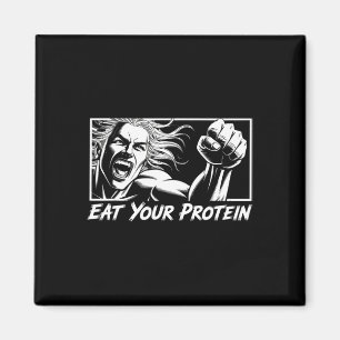 Eat Your Protein Anime Gym Manga Bodybuilding Fitn Magnet