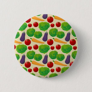 Eat Your Vegetables 6 Cm Round Badge
