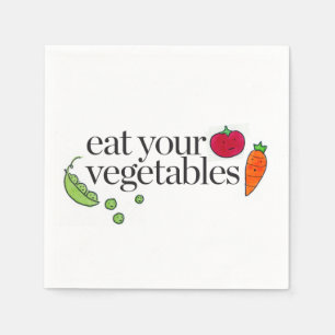 Eat Your Vegetables Napkin