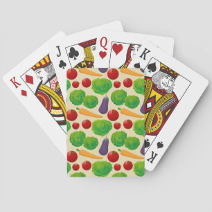 Eat Your Vegetables Playing Cards