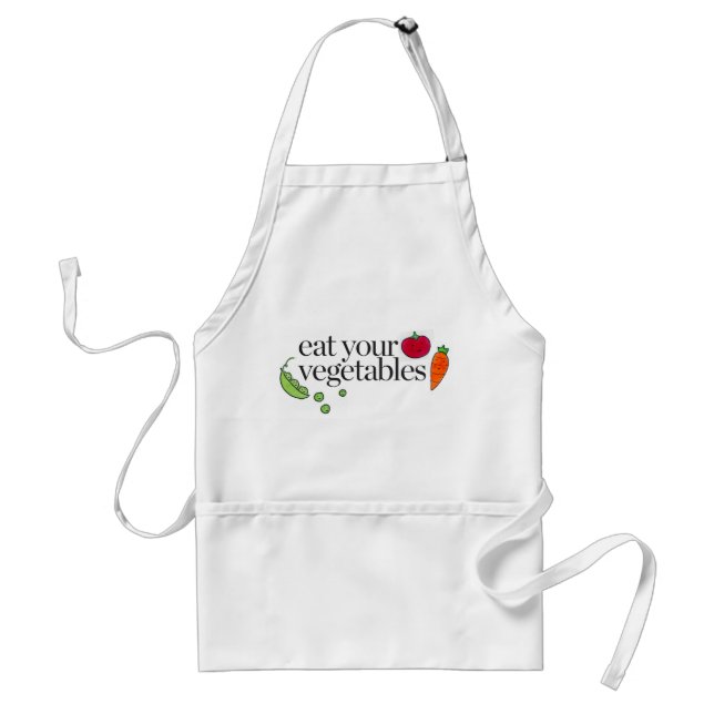 Eat Your Vegetables Standard Apron (Front)