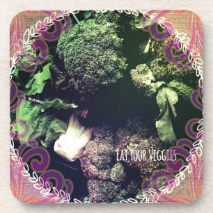 Eat Your Veggies Coaster