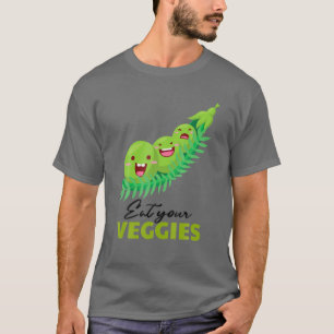 Eat Your Veggies Edamame Vegan Vegetable Organic F T-Shirt