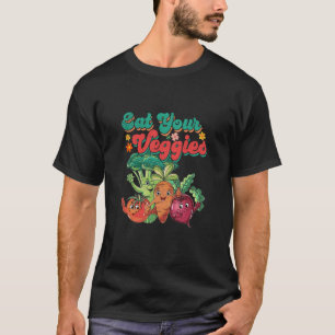 Eat Your Veggies Farmers Market Vegan Life Vegetar T-Shirt