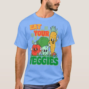 Eat your Veggies Farmers Market World Vegetarian D T-Shirt