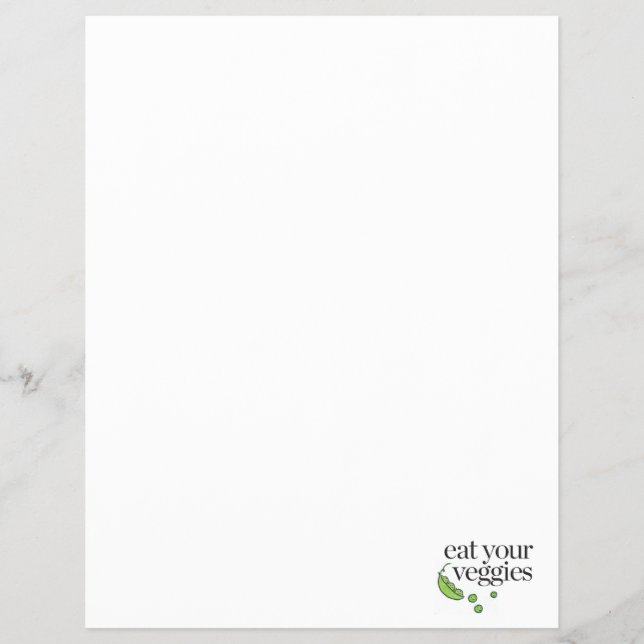 Eat Your Veggies Flyer (Front)