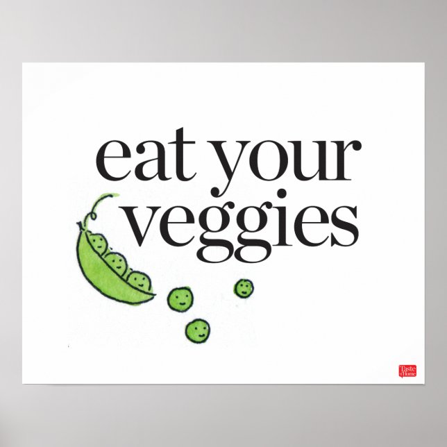 Eat Your Veggies Poster (Front)