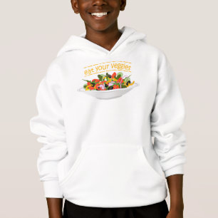 Eat Your Veggies Quote fresh salad mix bowl