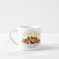 Eat Your Veggies Quote fresh salad mix bowl
