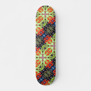Eat Your Veggies Rainbow Coloured Carrot Slices Skateboard