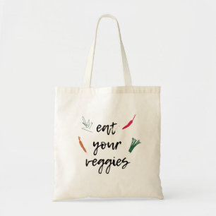 eat  your  veggies tote bag
