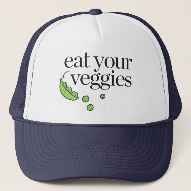 Eat Your Veggies Trucker Hat (Front)
