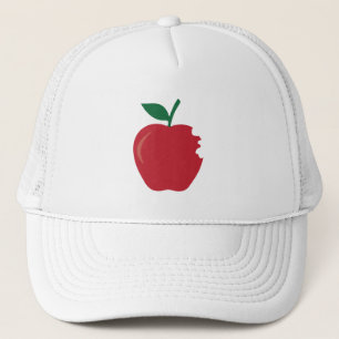 Eaten apple trucker hat