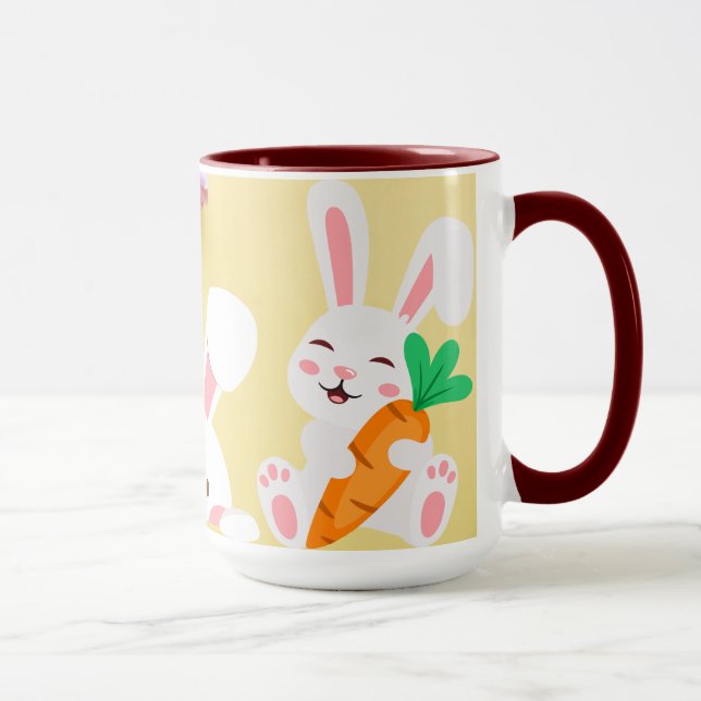 Eater Bum Bunny  Mug (Right)