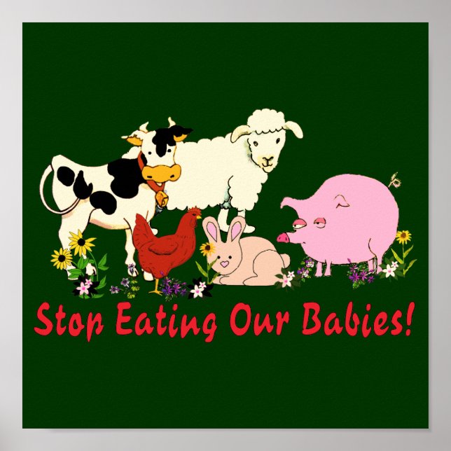 Eating Animal Babies Poster (Front)