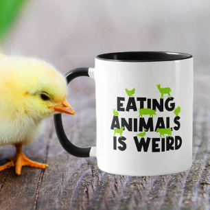 Eating Animals is Weird, Vegan Activism Mug