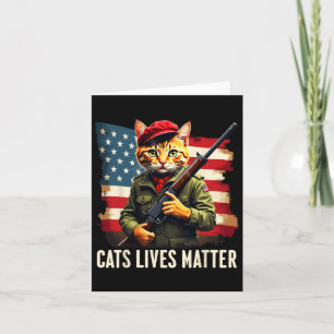 Eating Cats Lives Problem Funny Donald Trump 2024 Card