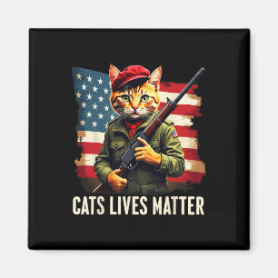 Eating Cats Lives Problem Funny Donald Trump 2024 Magnet