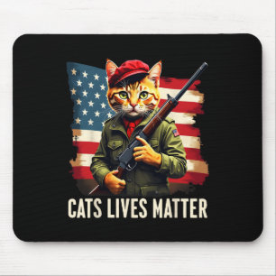 Eating Cats Lives Problem Funny Donald Trump 2024 Mouse Pad