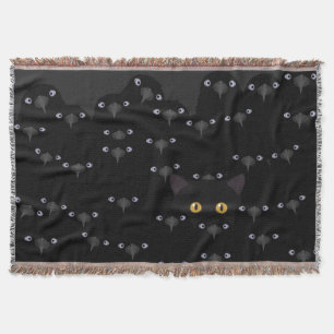 Eating Crow Throw Blanket