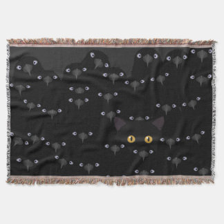Eating Crow Throw Blanket