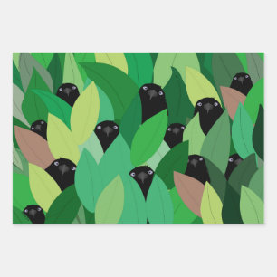 Eating Crow Wrapping Paper Sheets