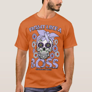 Eating disorders Awareness fight like a boss T-Shirt