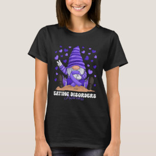 Eating Disorders Awareness Month Purple Ribbon Gno T-Shirt