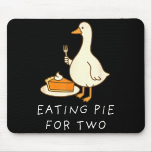 Eating E For Two Silly Goose Baby Announcement Mat Mouse Pad