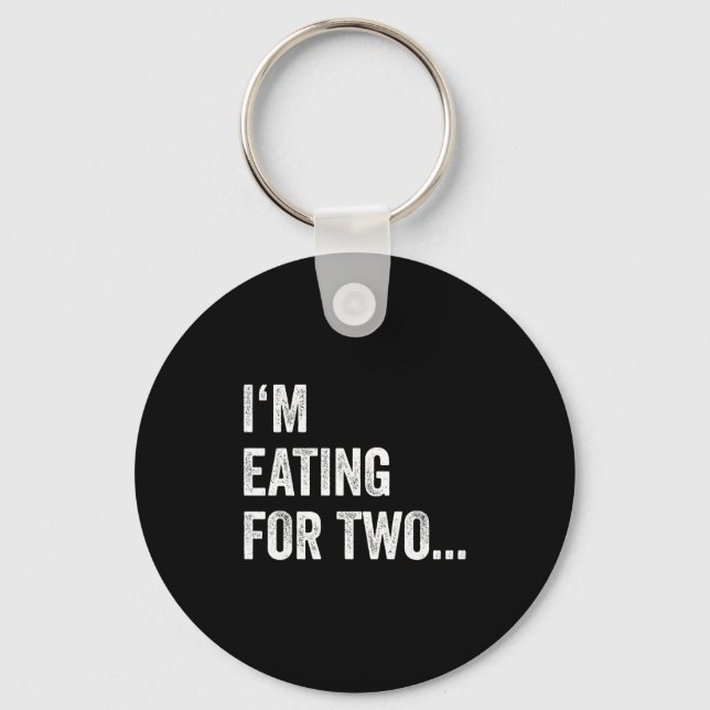 Eating For Two Drinking For Three Couples Shirts _ Key Ring (Front)