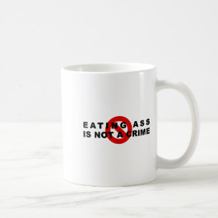 Eating Is Not A Crime Funny Quote Motivational Sar Coffee Mug