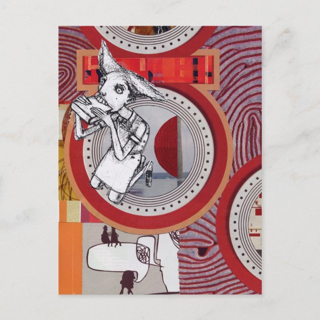 Eating my words postcard (Front)