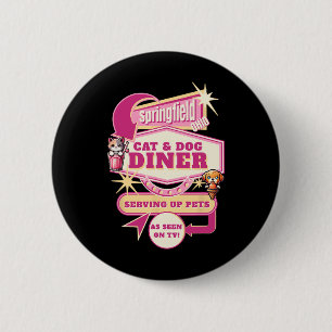Eating Pets Springfield Ohio Funny Cats Dogs Trump 6 Cm Round Badge