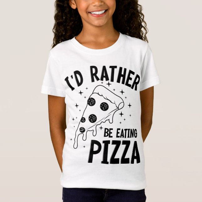 Eating Pizza Funny Saying Hobby Pizza Maker  T-Shirt (Front)