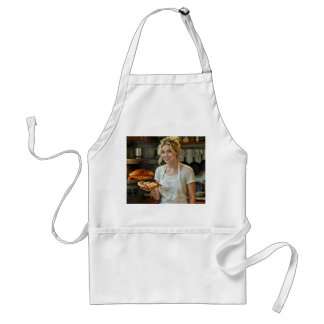 Eating Pizza Photo Personalise Customise Standard Apron