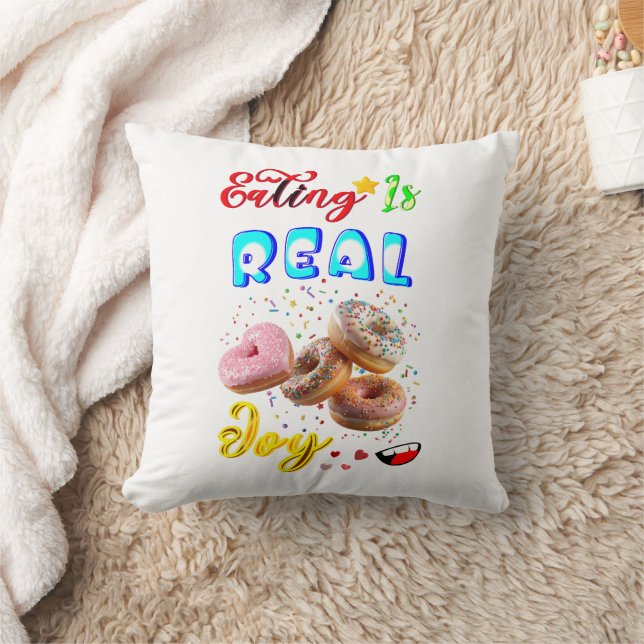 Eating Polyester Is Real Joy Cushion (Blanket)