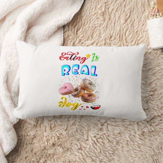 Eating Polyester Is Real Joy Lumbar Cushion (Blanket)