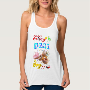 Eating Racerback Is Real Joy Singlet
