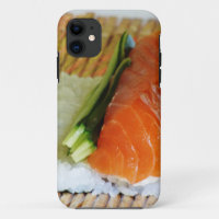 Eating Sushi Food Health Rice Sesame Salmon Fish