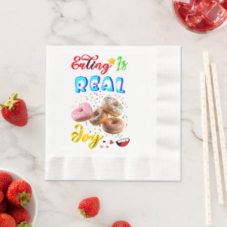 Eating Tableware Is Real Joy Napkin