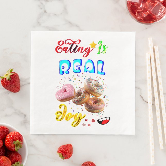 Eating Tableware Is Real Joy Napkin (Insitu)