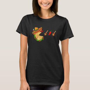 Eating Tacos Cinco De Mayo Let's Fiesta Mexico Par T-Shirt