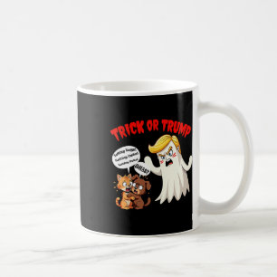 Eating The Dogs Trick Or Trump Funny Trump 2024 Coffee Mug