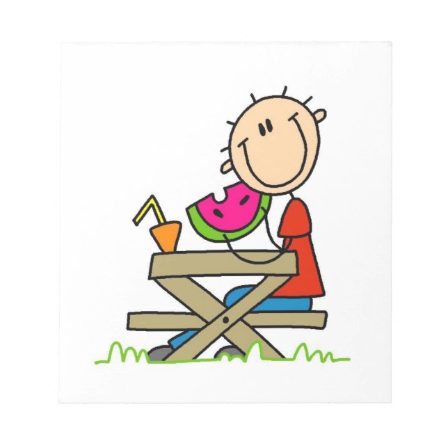 Eating Watermelon Notepad (Front)