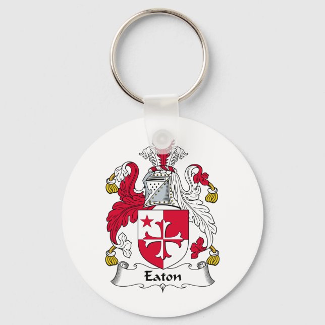 Eaton Family Crest Key Ring (Front)