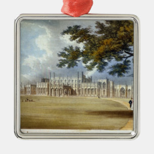 Eaton Hall, Entrance Front, from Ackermann's 'Repo Metal Tree Decoration